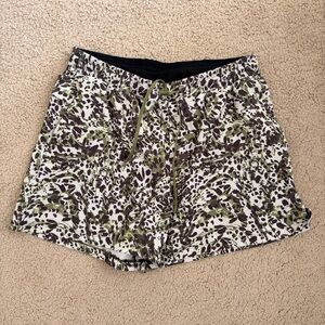 lululemon athletica Green and Brown Swim Trunks